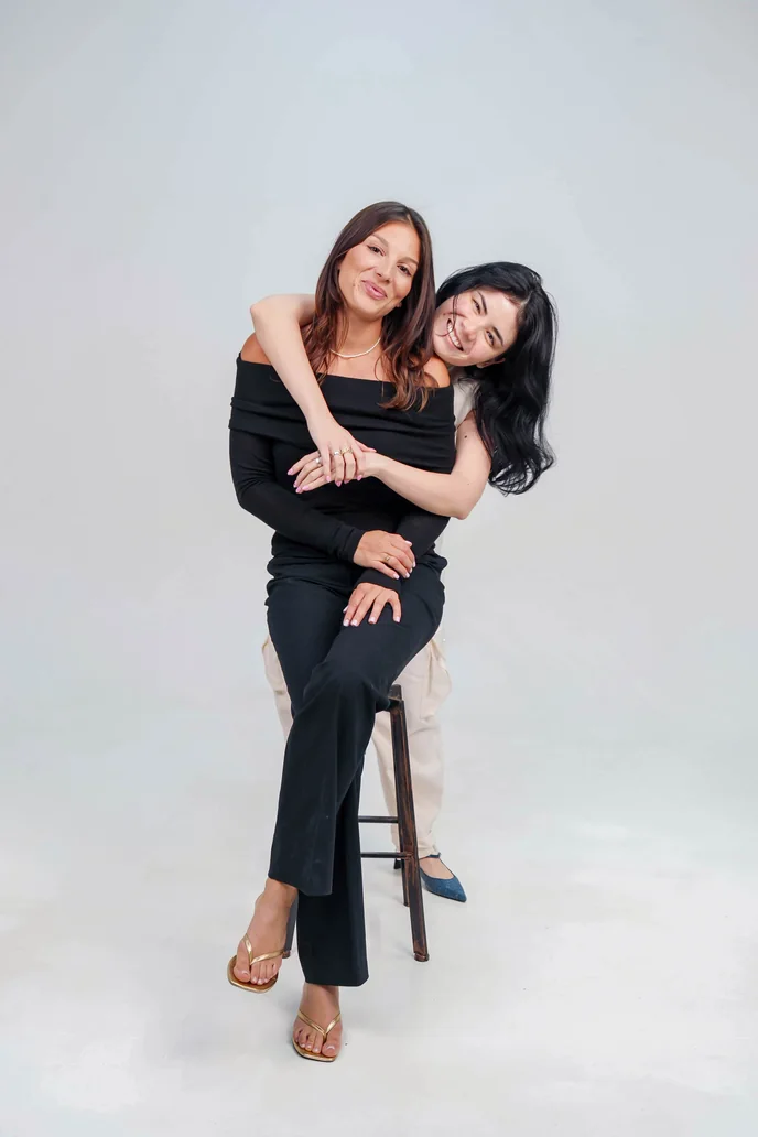 Camilla and Florence, the founders of Babes Net